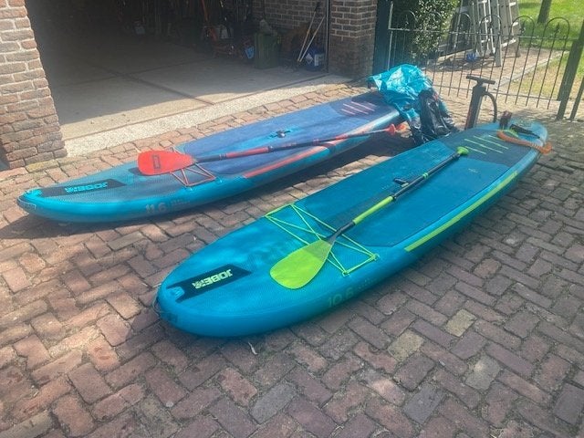 SUP Jobe Yarra Steel blue 10.6 + Jobe Duna teal 11.6 SUP, Watersport en Boten, Ophalen of Verzenden, Zo goed als nieuw, Overige typen