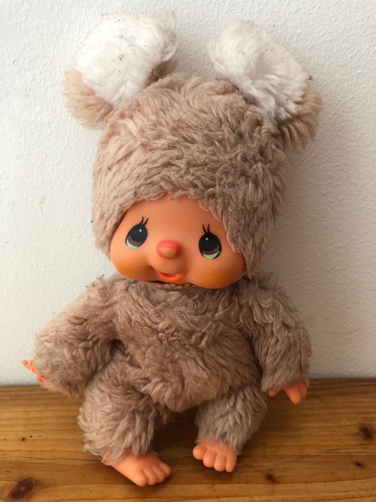 Vintage Sekiguchi (Monchhichi) konijn jaren ‘70 Japan, Ophalen of Verzenden, Gebruikt