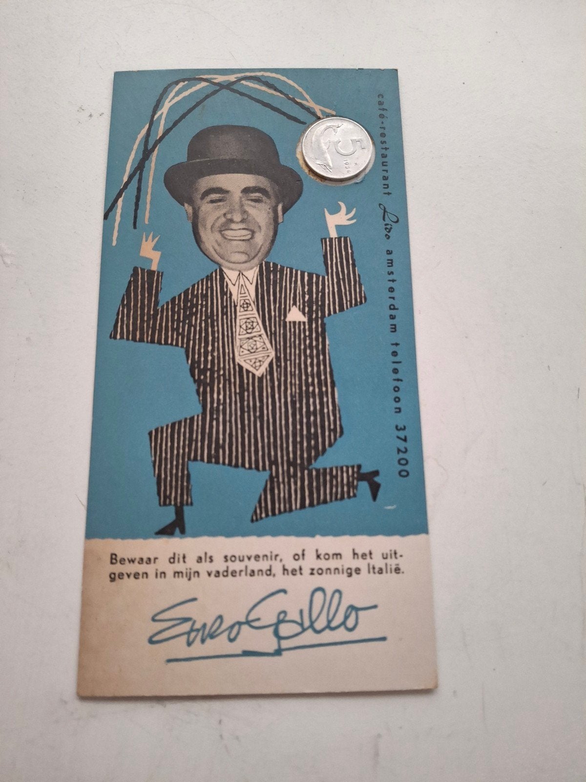 souvenir Kaart Lido Amsterdam., Ophalen of Verzenden, Zo goed als nieuw, Overige typen