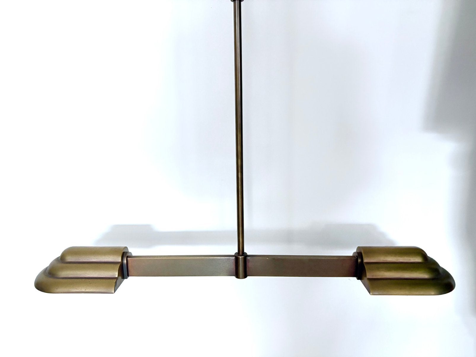Grote Vintage Italiaanse Messing Hanglamp Relco Verstelbaar, Ophalen, Gebruikt