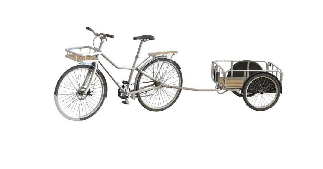 Fietskar Ikea Sladda trailer bagagewagen trailer cargo kar, Ophalen, Gebruikt, ., Ikea