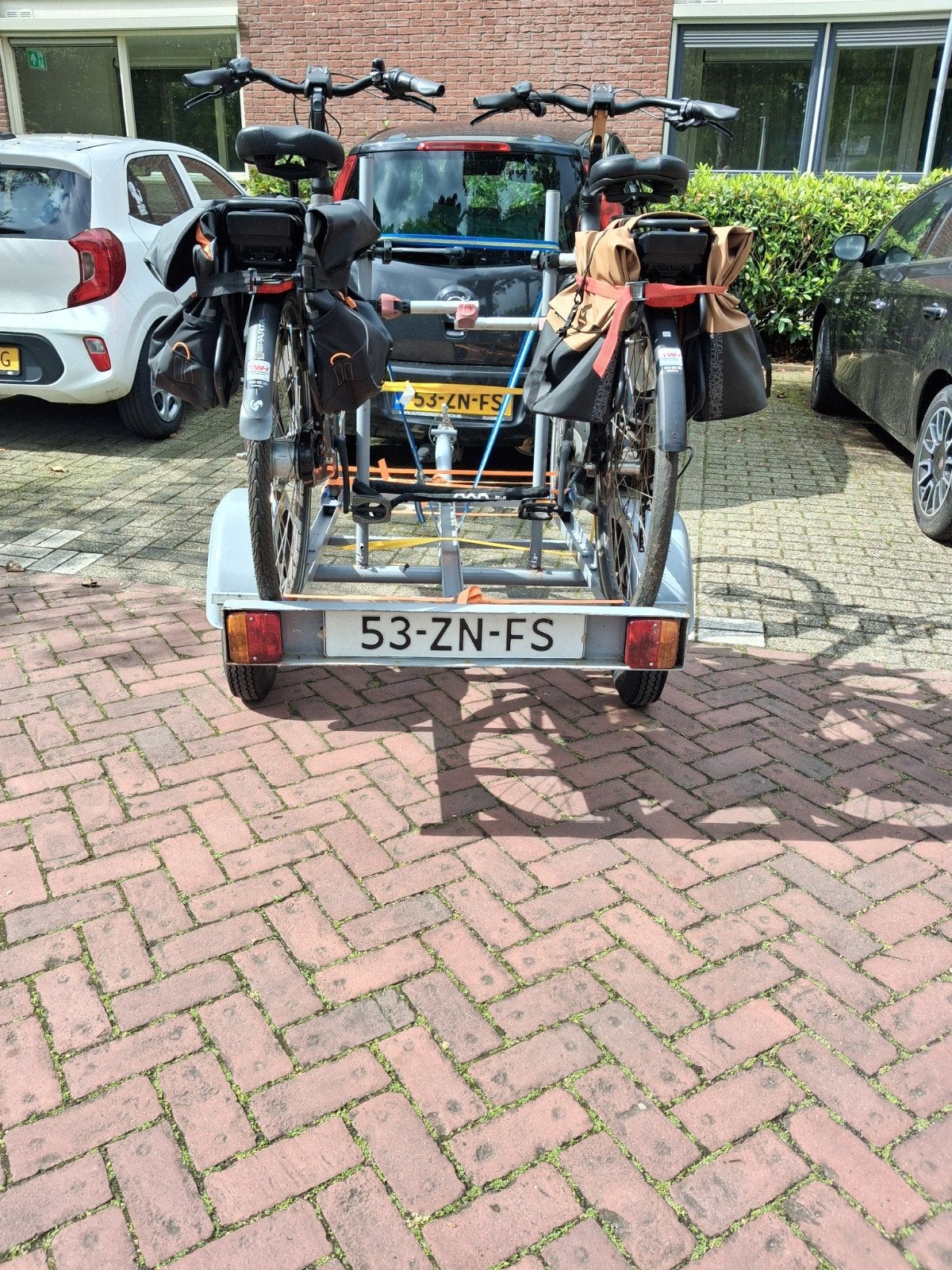 Fietsaanhanger voor 2 fietsen - Ideaal voor vakantie!, Ophalen, Onbekend, Overige typen, 60 tot 80 kg