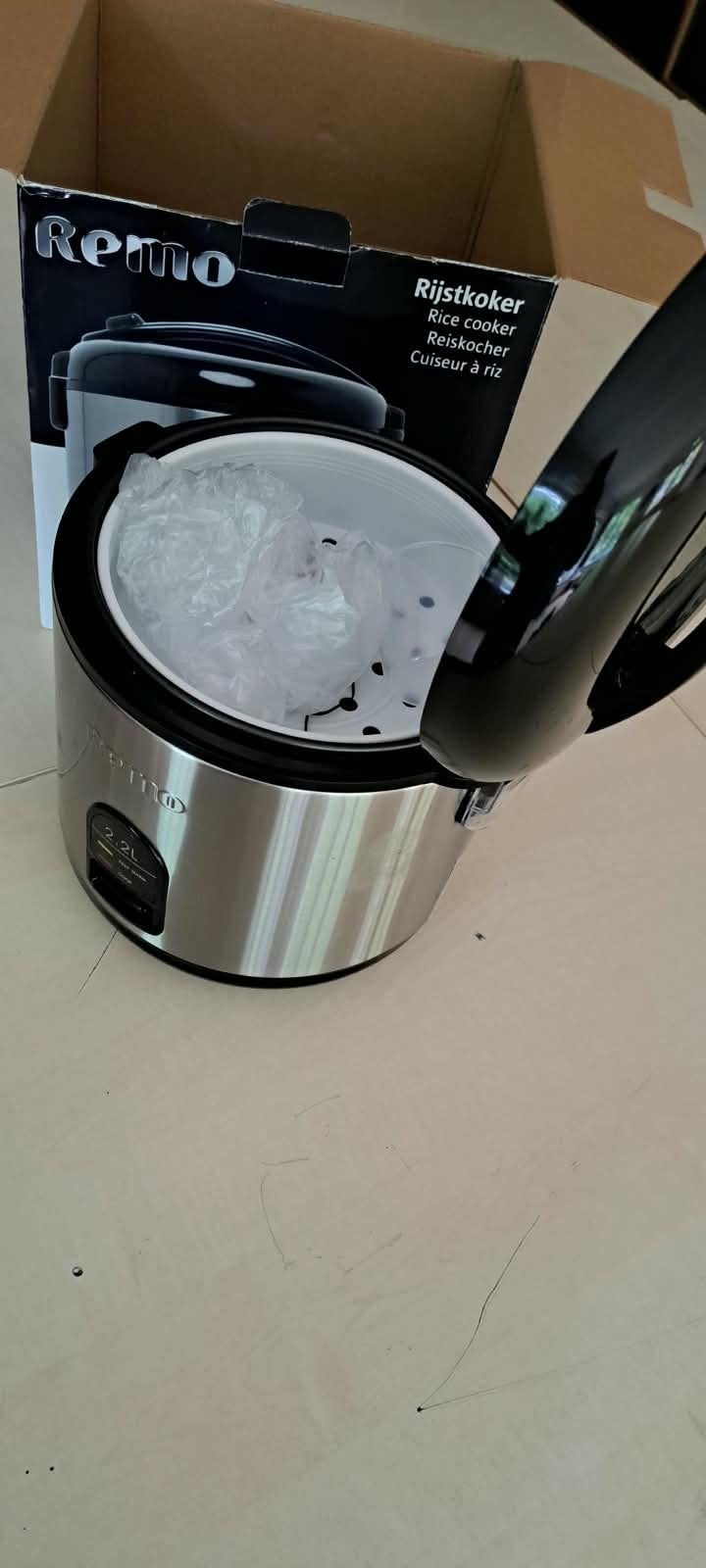 Remo Rijstkoker 2.2L - Nieuw in doos, Ophalen of Verzenden, Nieuw