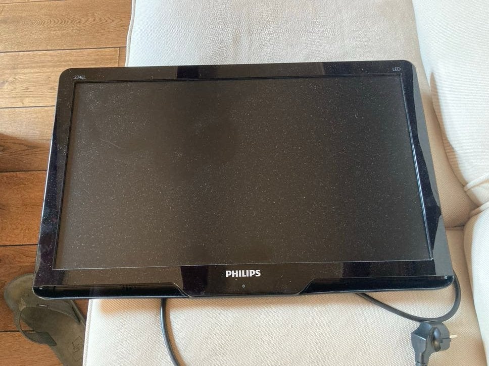 Philips 234EL2 LED Monitor - Full HD, Gebruikt, Full HD, Ophalen of Verzenden, DVI