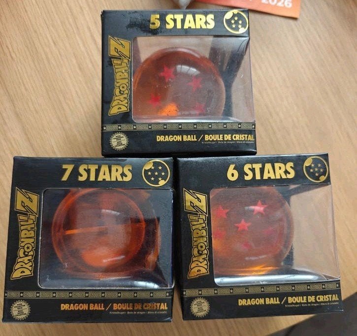 Dragon Ball Z Kristallen Ballen Set (5, 6, 7 Sterren), Ophalen of Verzenden