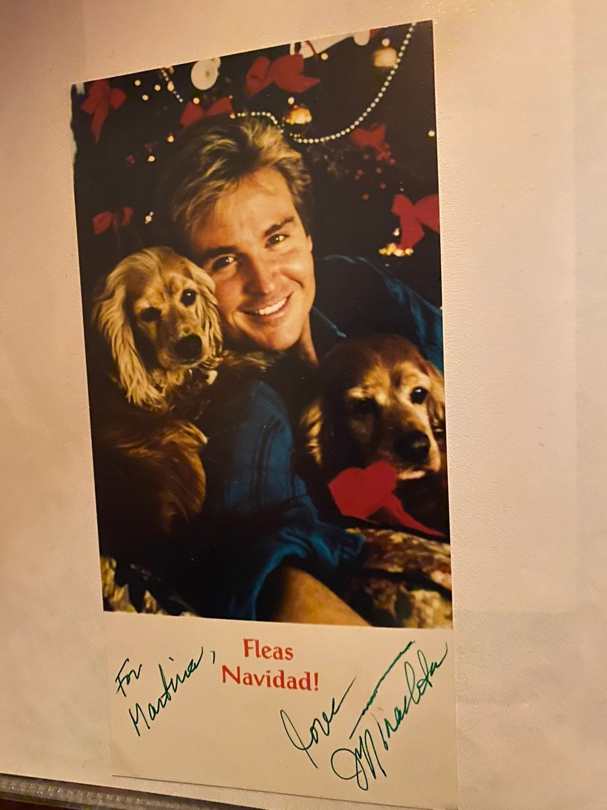 Filmster handtekening jeff trachta, Ophalen of Verzenden, Foto of Kaart