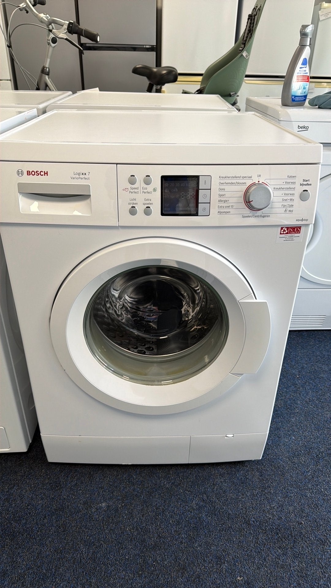 Bosch 7kg 1400 toeren incl garantie&bezorgen, Nulachtenvijftig.nl, Zo goed als nieuw, 85 tot 90 cm, Bosch