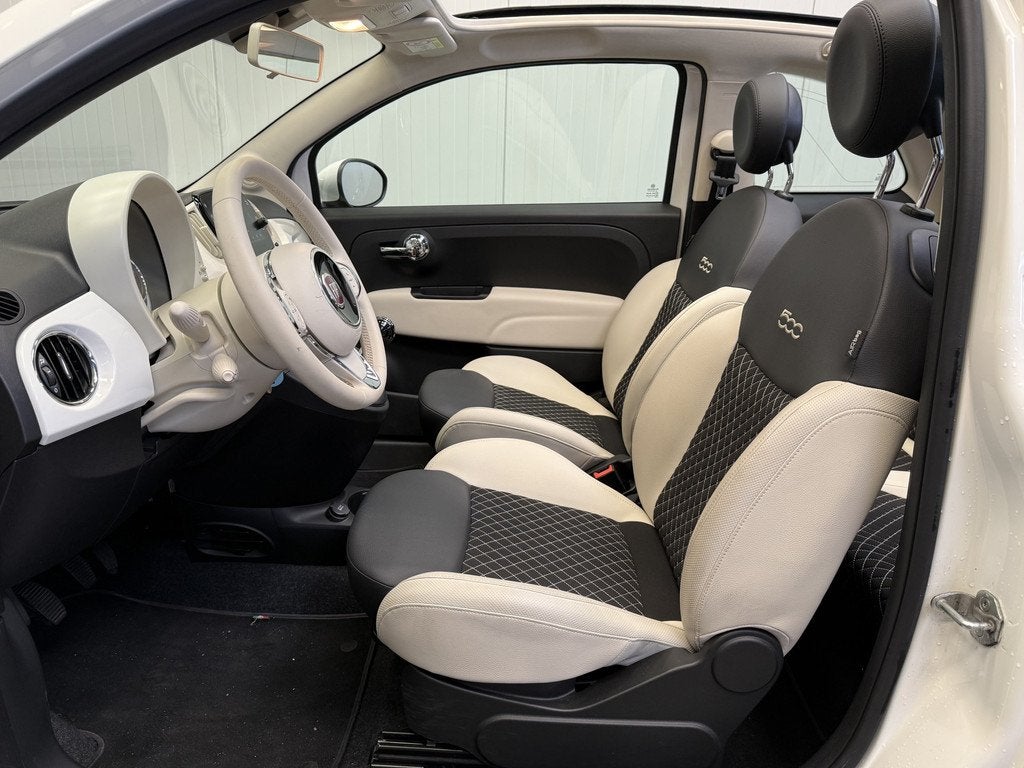 Fiat 500C 1.0 Hybrid Dolcevita AIRCO/ECC-SPORT INT-LEDER-NAV, Auto's, Fiat, Voorwielaandrijving, Gebruikt, Euro 6, Cabriolet