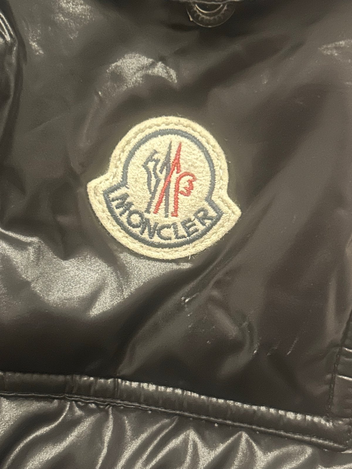 Moncler Puffer Jas Zwart - Zo goed als nieuw, Ophalen, Zo goed als nieuw, Maat 48/50 (M), Zwart