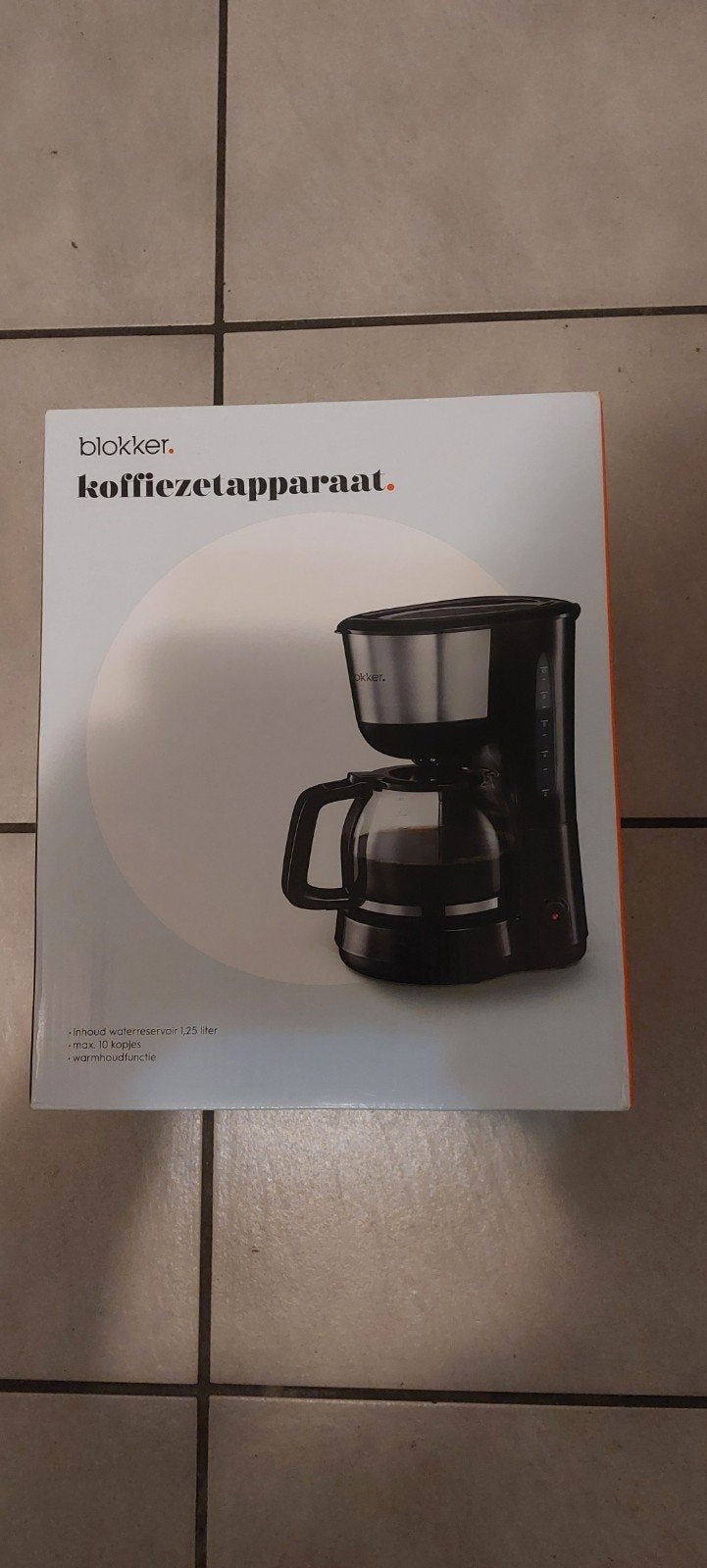Blokker Koffiezetapparaat - Nieuw in doos, Afneembaar waterreservoir, 10 kopjes of meer, Gemalen koffie, Ophalen of Verzenden