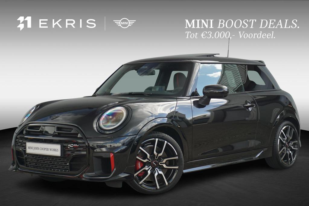 MINI 3-deurs JCW | Pakket XL | Panoramadak | Harman Kardon |, Auto's, Mini, 1998 cc, 4 cilinders, 4 stoelen, Zwart