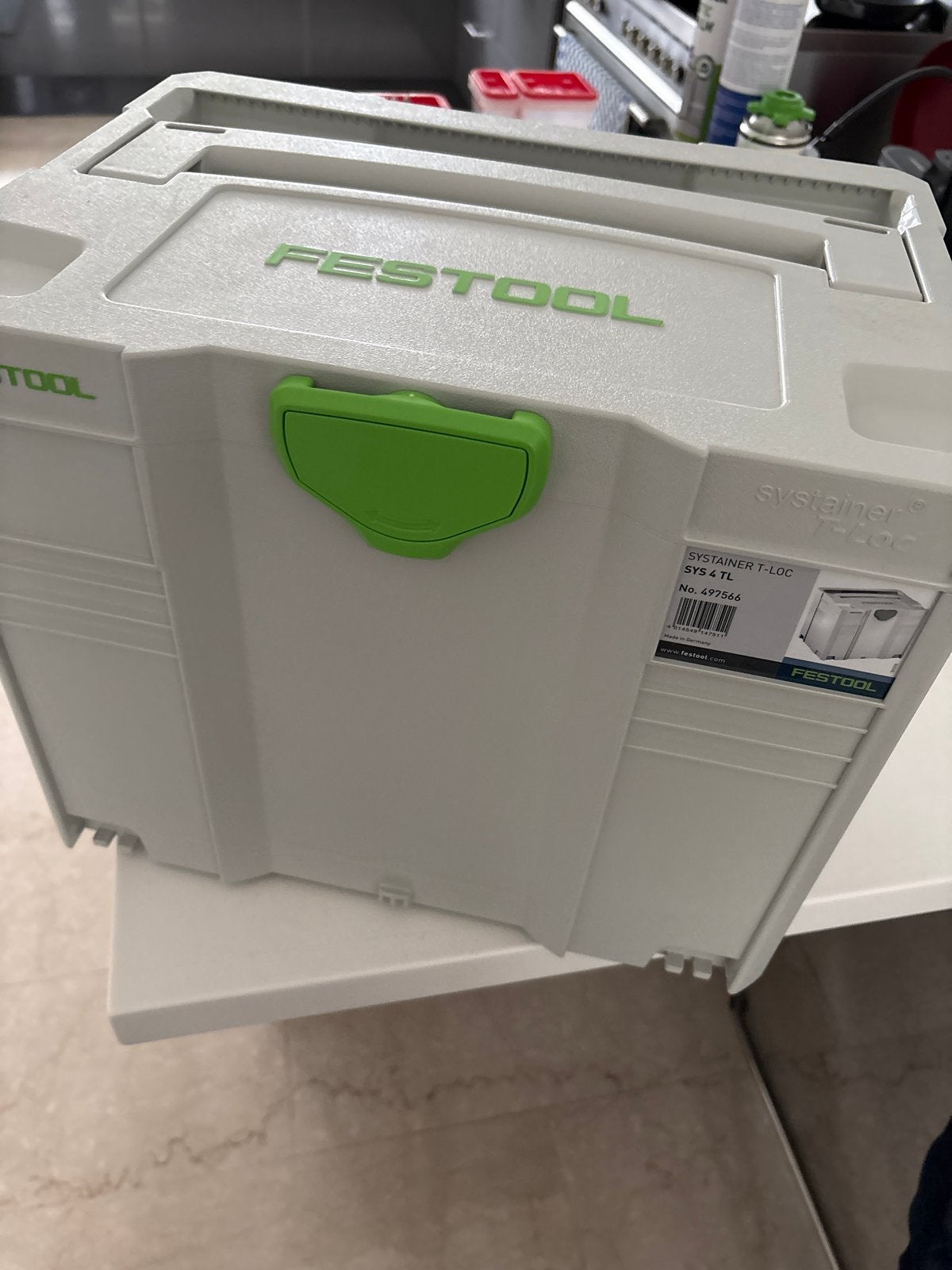 Festool Systainer T-LOC SYS 4 TL Gereedschapskoffer, Ophalen, Bak of Kist, Minder dan 50 cm, Zo goed als nieuw