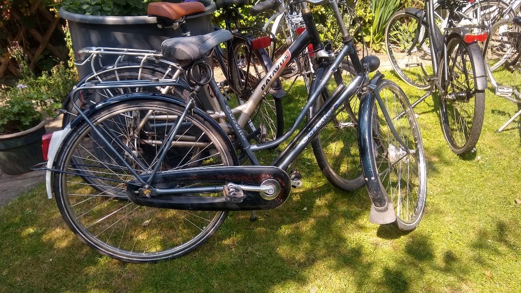 Gazelle damesfiets met versnell, Ophalen, Versnellingen, Gazelle, Trommelrem