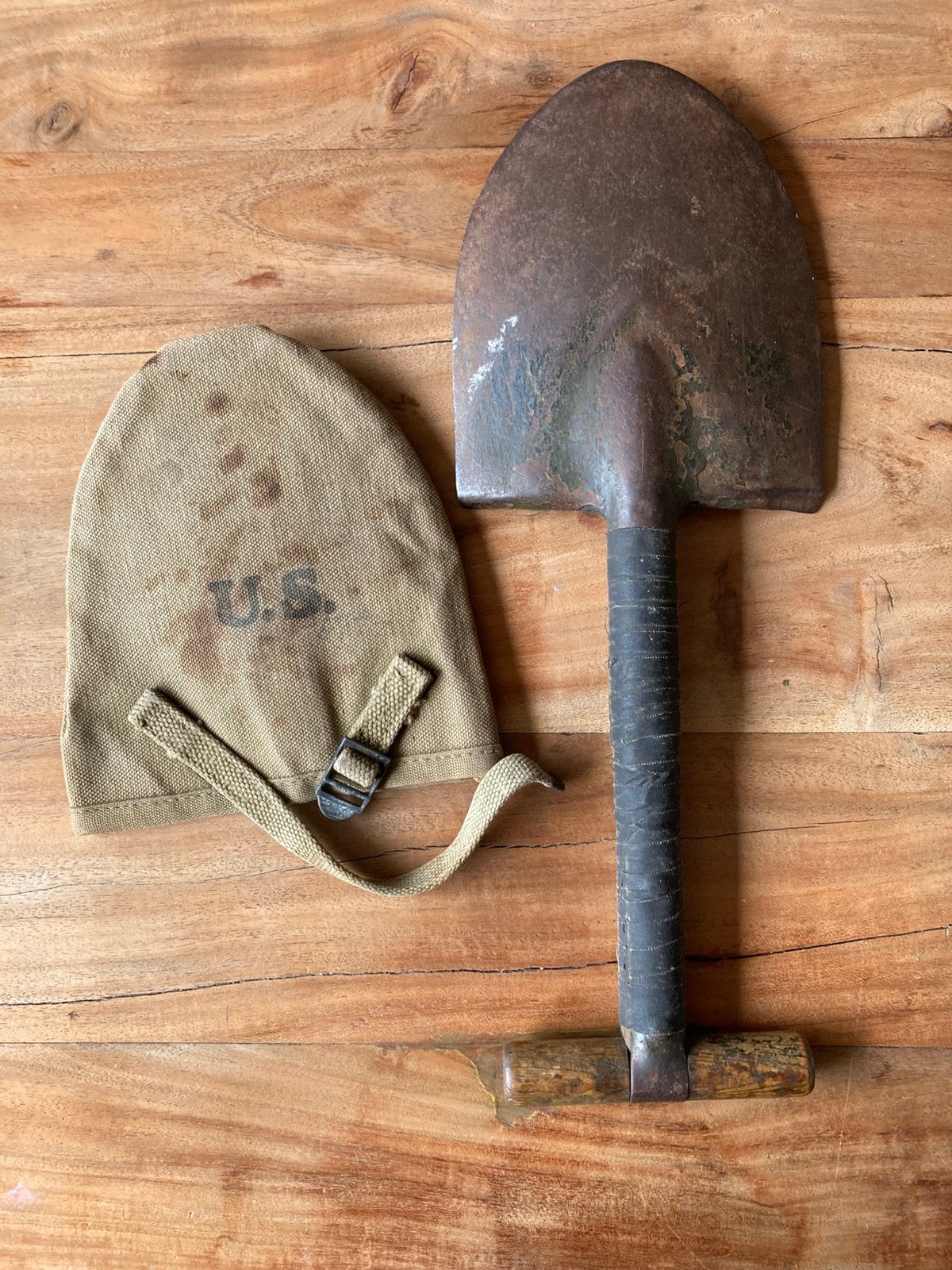 US WW2 M-1910 shortend t-shovel, Ophalen of Verzenden, Luchtmacht, Amerika, Overige typen