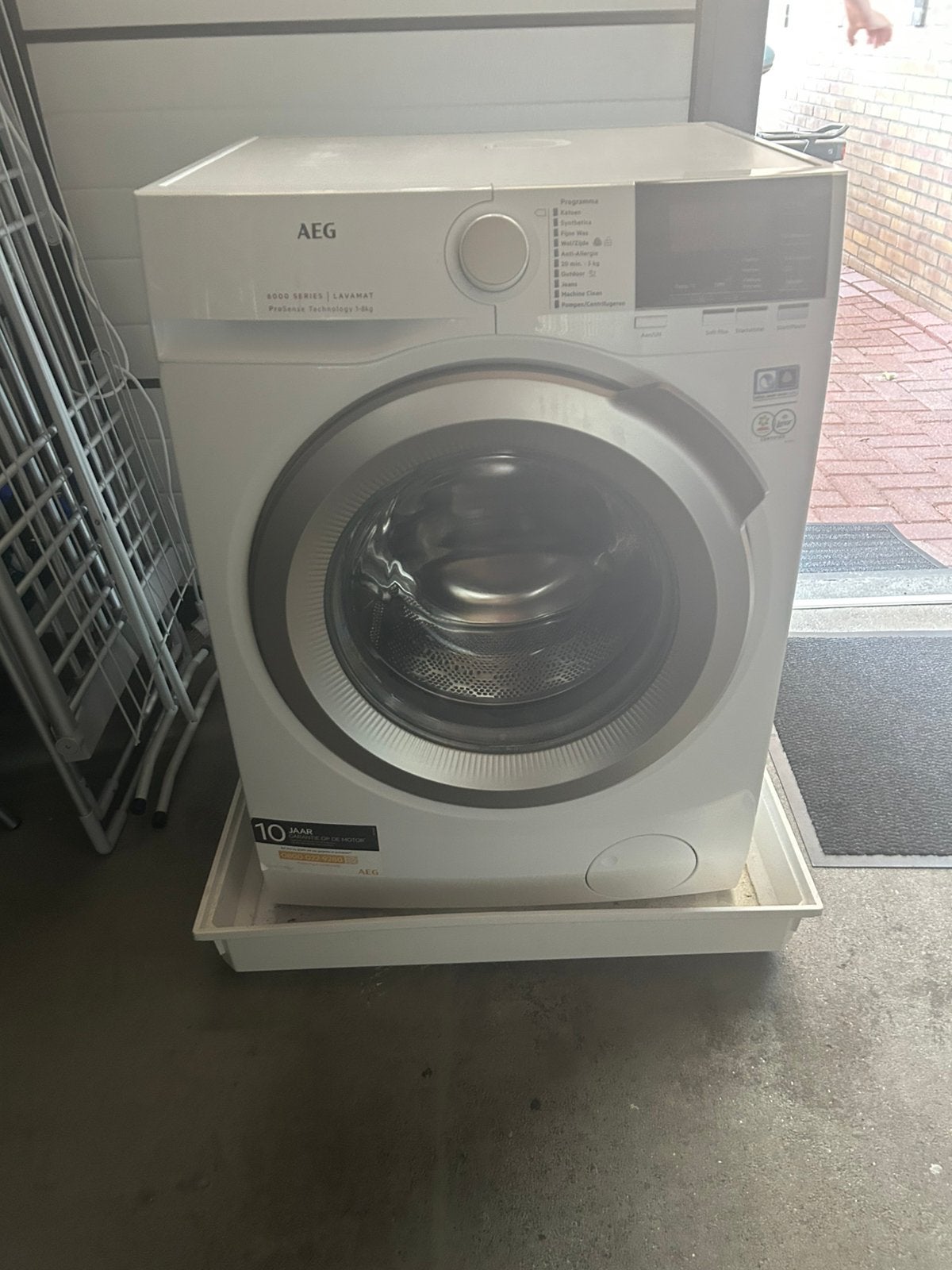 Wasmachine AEG 1-8 kg, Ophalen, Gebruikt, 1200 tot 1600 toeren, 85 tot 90 cm