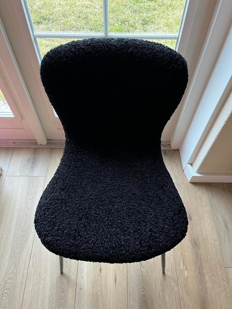 By-Boo Eetkamerstoelen - Set van 4, Ophalen, Zwart, Zo goed als nieuw, Vier
