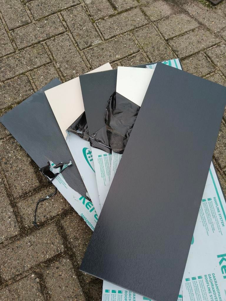 Keralit Dakrandpaneel verschillende kleuren en maten., Ophalen, Zo goed als nieuw