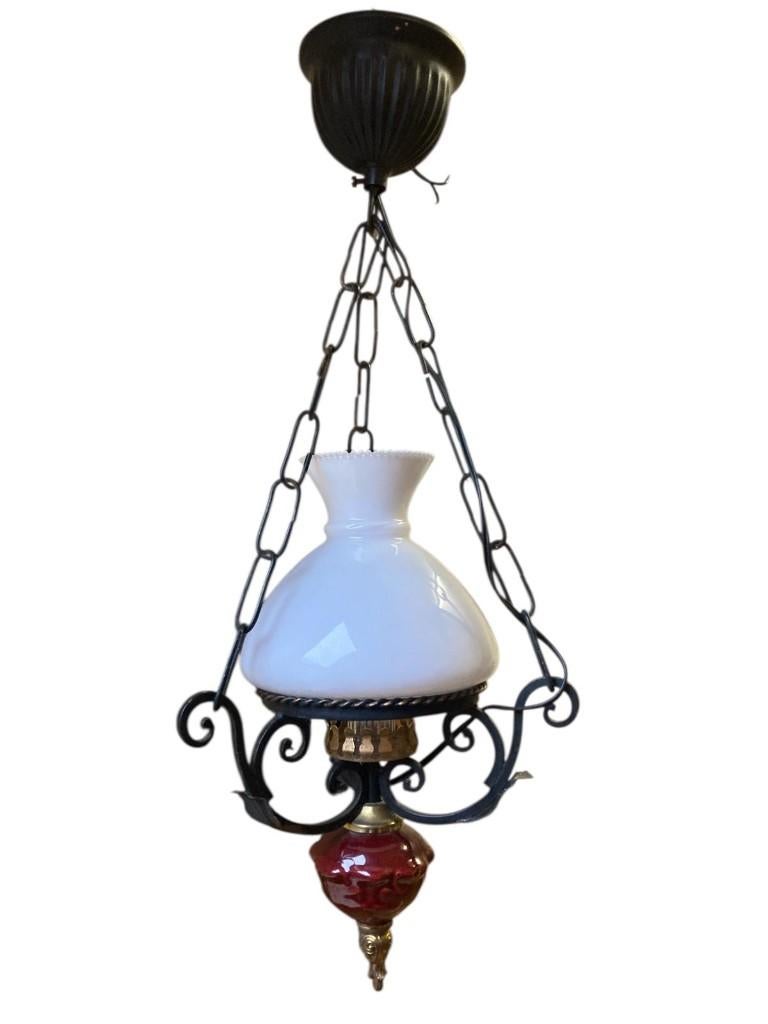 mooie oude kleine scheepslamp olielamp, Watersport en Boten, Accessoires en Onderhoud, Info@schipperswinkel.nl, Ophalen of Verzenden