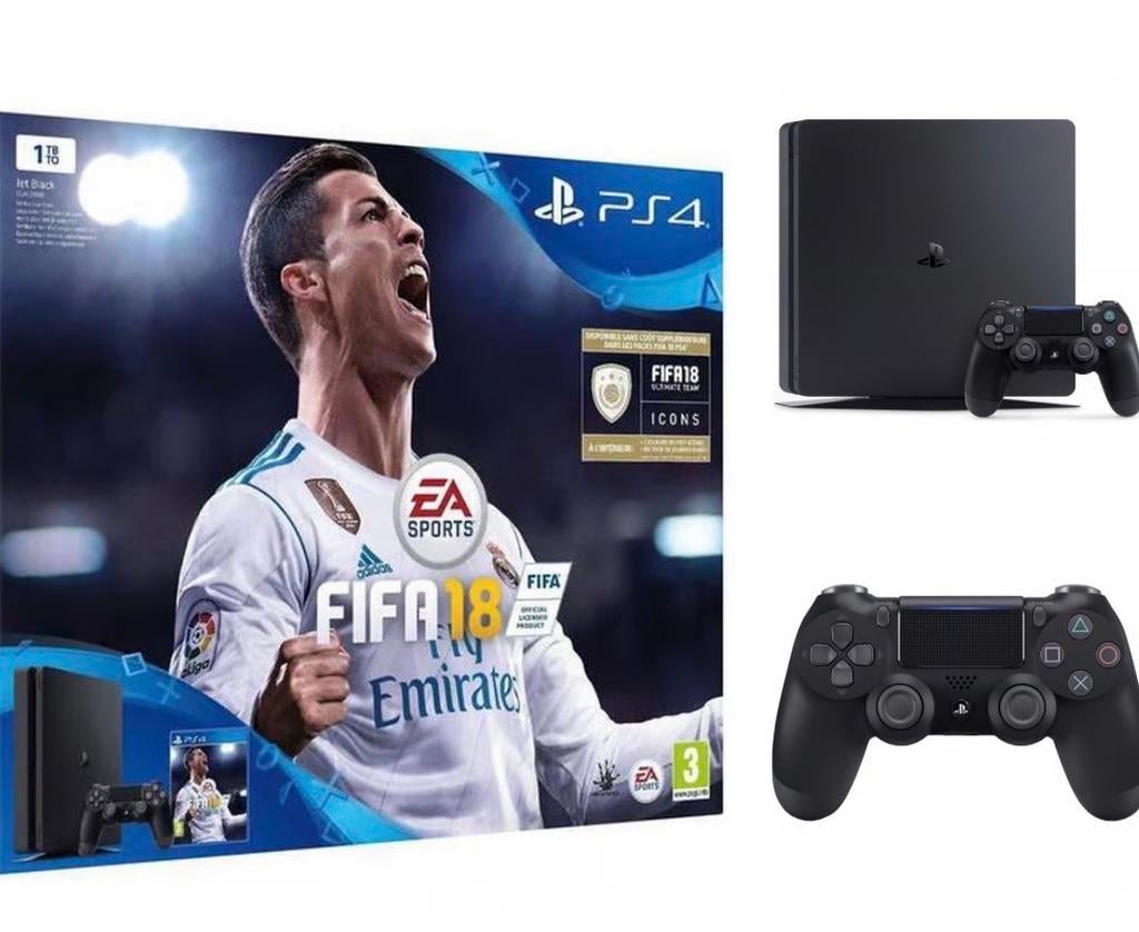 PlayStation 4 1TB met controller en games, Ophalen of Verzenden, 1 TB, Met 1 controller, Gebruikt