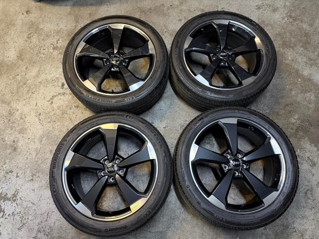 ✅ 20 inch Audi Sport Rotor RS Q5 Q3 SQ5 velgen 5x112 velgen, Ophalen, Gebruikt, 255 mm, Banden en Velgen