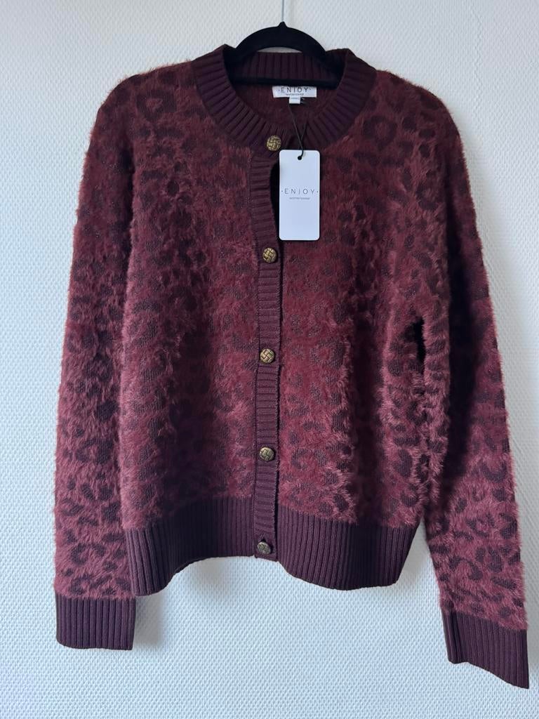 Nieuw Enjoy panter luipaardprint vest fluffy XXL, Kleding | Dames, Truien en Vesten, Verzenden, Nieuw, Maat 46/48 (XL) of groter