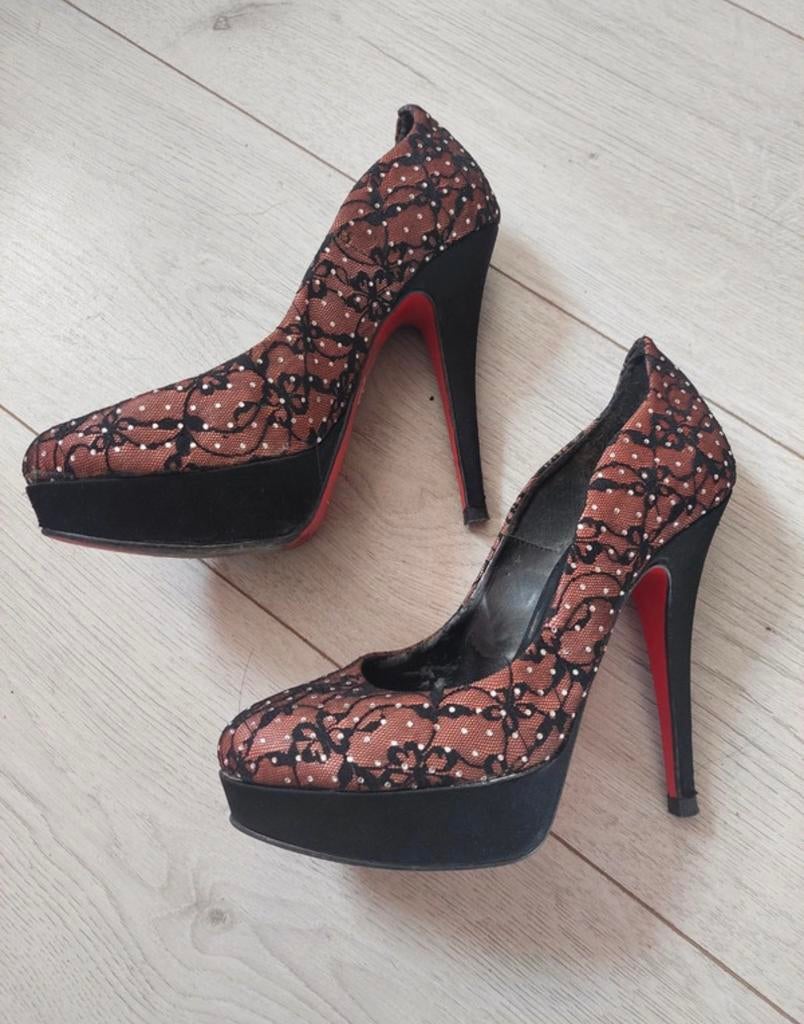 Prachtige high heels Altramanera, mt 37, Verzenden, Zo goed als nieuw, Schoenen met hoge hakken, Roze