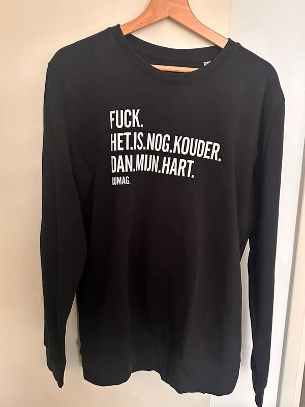 Stoere zwarte Rumag trui, maat L, Kleding | Dames, Zwart, Ophalen of Verzenden, Gedragen, Maat 42/44 (L)