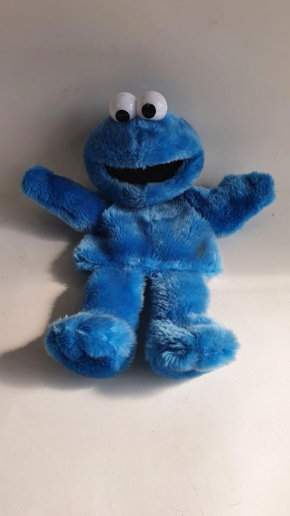 Koekiemonster handpop Sesamstraat, 37 cm. S35, Tweedehands verkoop, Tweedehands verkoop, Gebruikt, Overige typen