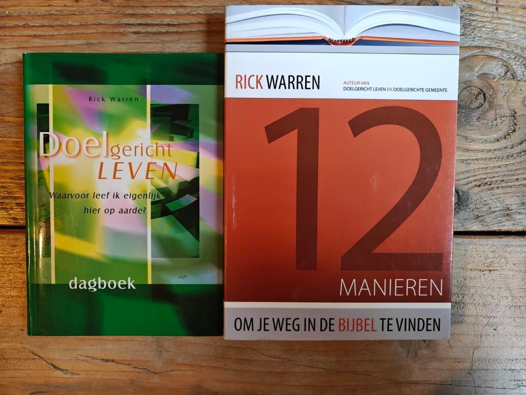 2 Boeken van Rick Warren., Ophalen of Verzenden, Zo goed als nieuw