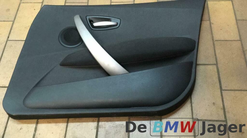 Deurpaneel rechtsvoor zwart BMW 1-serie E87 51417133298, Auto-onderdelen, Gebruikt, Ophalen of Verzenden, BMW, BMW