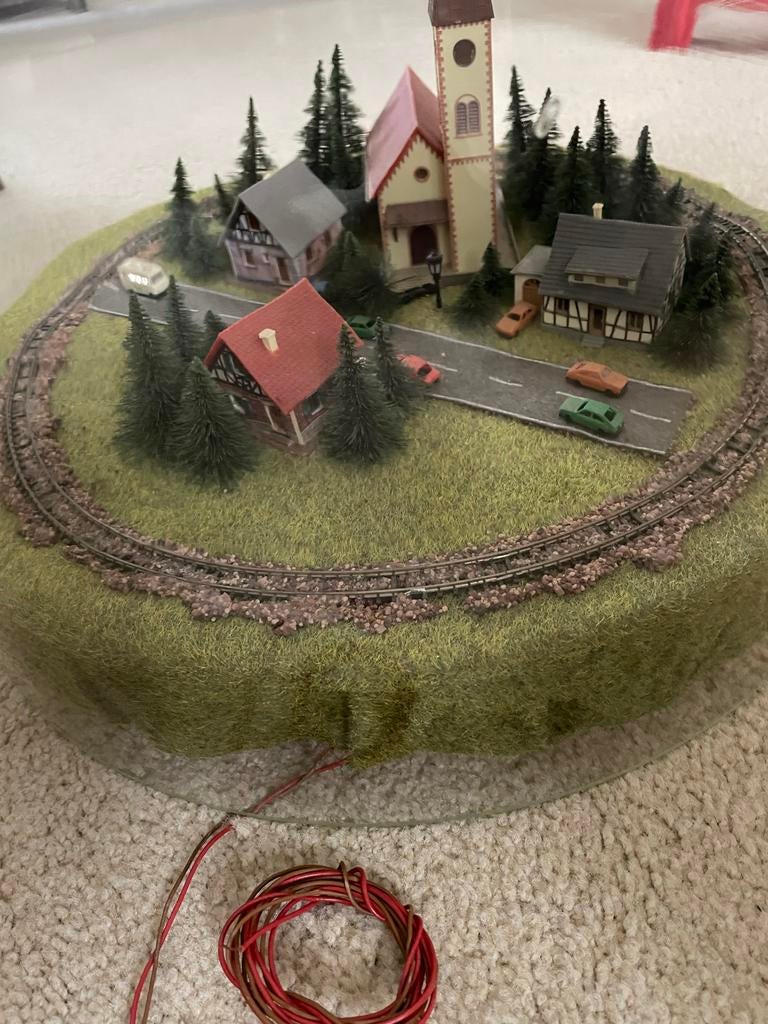 Marklin Z Mini Treinbaan Diorama in lamp van De Lange Jaap, Ophalen, Wisselstroom, Analoog, Märklin