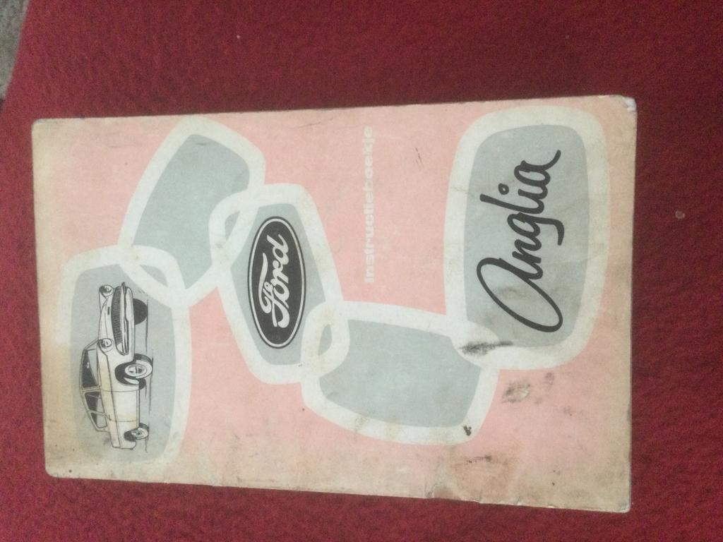 FORD Anglia instructieboekje, Auto diversen, Ophalen of Verzenden