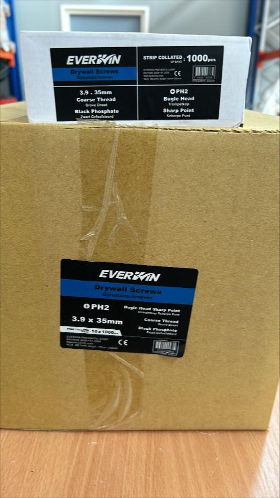 10.000 Bandschroeven 3.9x35, Verzenden, Info@bandschroeven.nl, Nieuw, Minder dan 50 mm