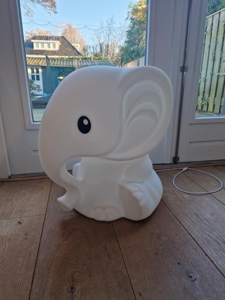 Mr. Maria Anana olifant 52cm te koop, Kinderen en Baby's, Ophalen, Zo goed als nieuw, Lamp
