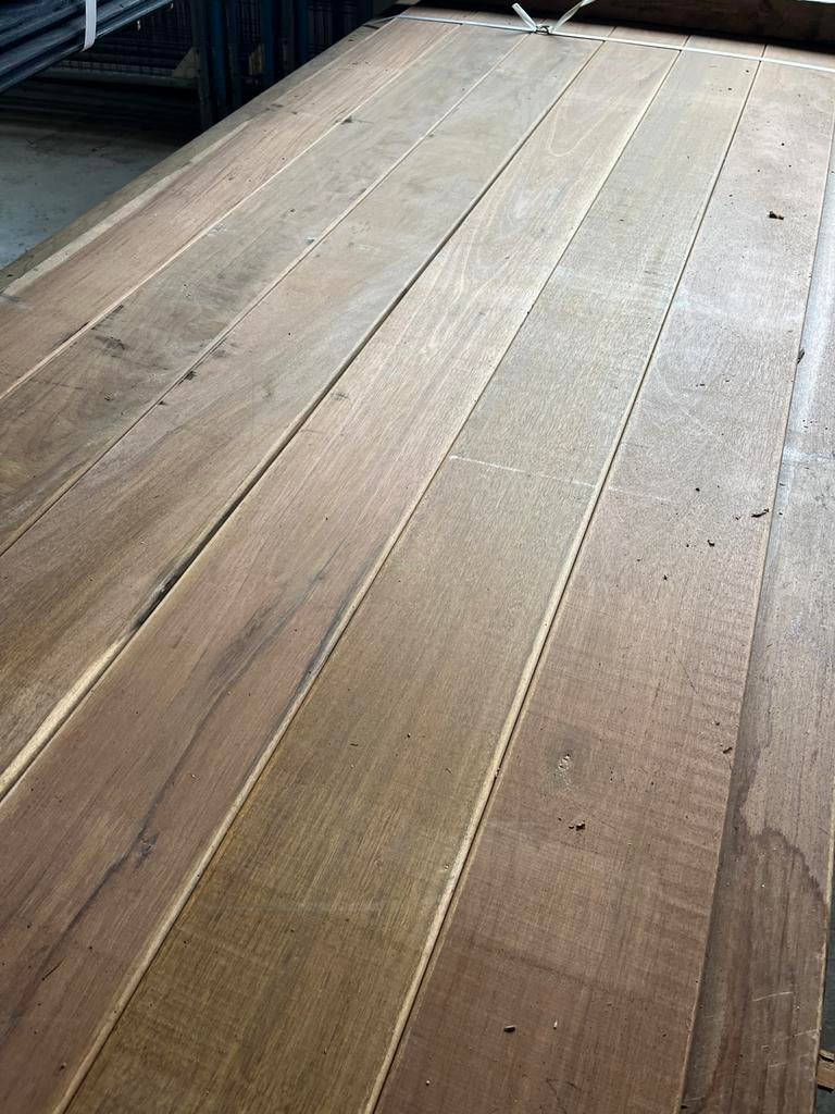 Ipe hardhouten vlonderplanken 25x145 3.35 en 4m, Tuin en Terras, Palen, Balken en Planken, Planken, Nieuw, Ophalen of Verzenden