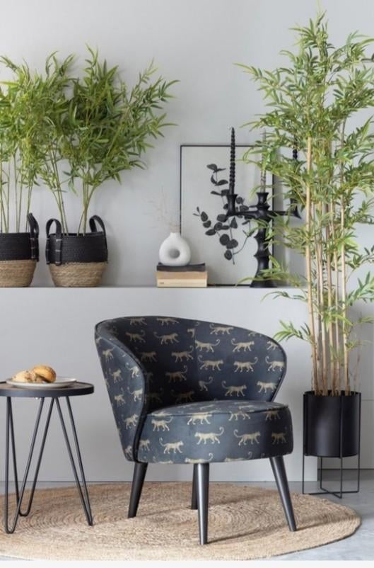 WOOOD luipaard stoel, Huis en Inrichting, Stoelen, Ophalen, Zo goed als nieuw, Zwart, Eén