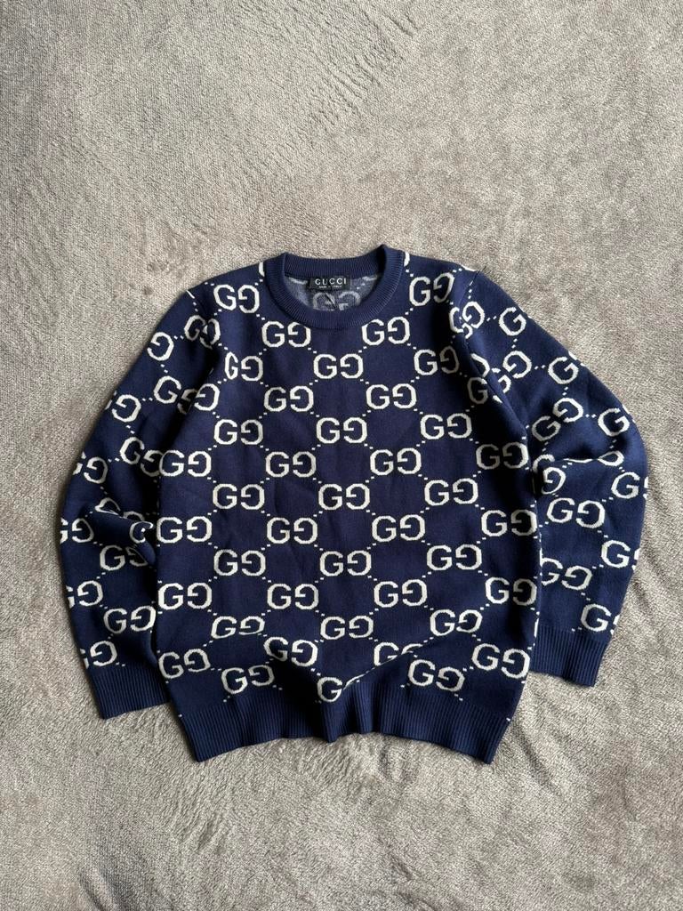 Gucci sweater, Kleding | Heren, Truien en Vesten, Ophalen of Verzenden, Zo goed als nieuw, Blauw