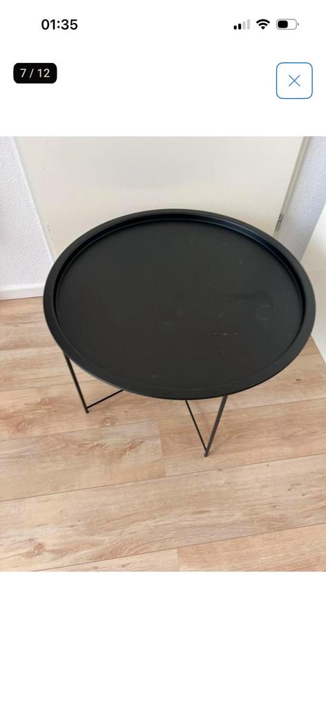 Ikea zogoed als tafeltje bieden, Huis en Inrichting, 45 tot 60 cm, Minder dan 55 cm, Rond, Ophalen of Verzenden