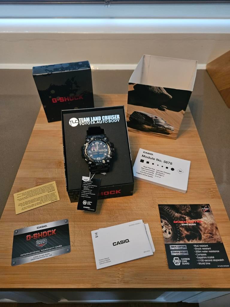 Casio G-Shock Mudmaster Toyota, Ophalen, Casio, Zwart, Nieuw