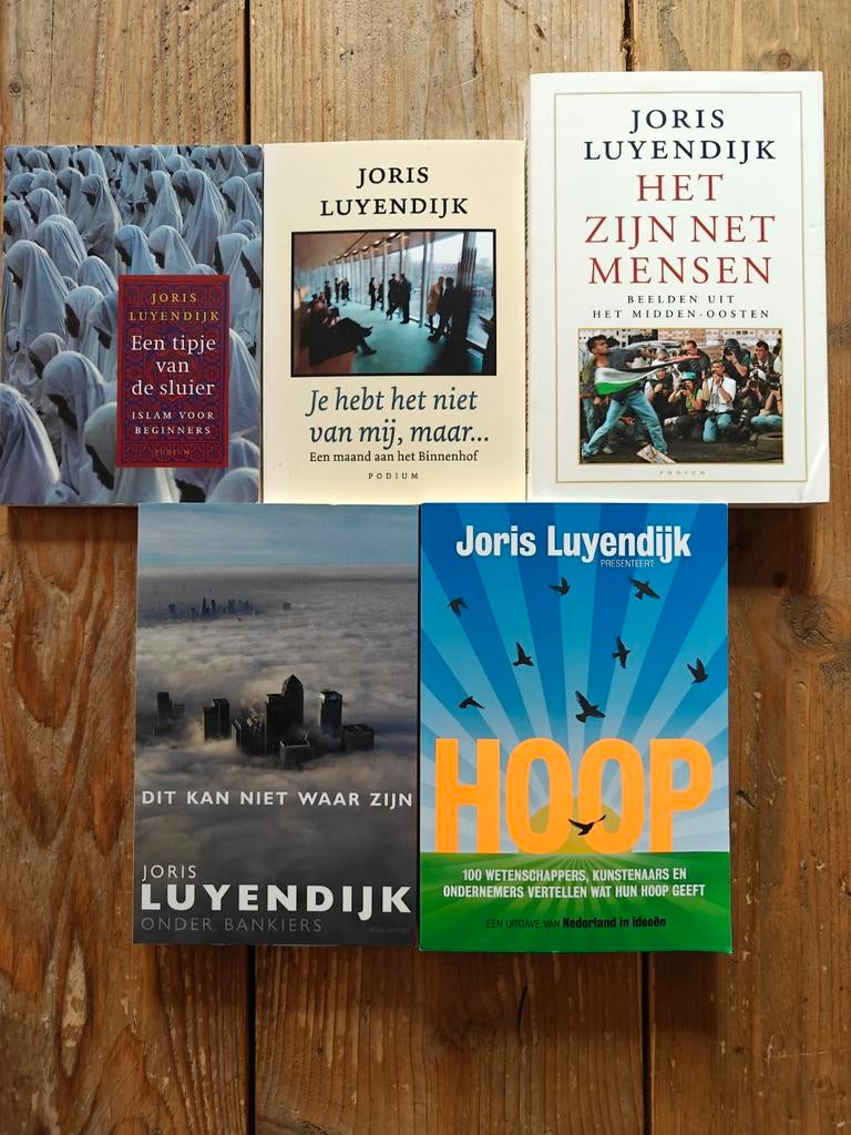 5 Boeken van Joris Luyendijk., Ophalen of Verzenden, Europa