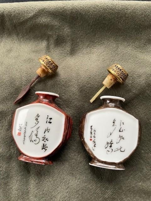 Antieke Chinese porseleinen  snuifdoosjes, Antiek en Kunst, Ophalen of Verzenden