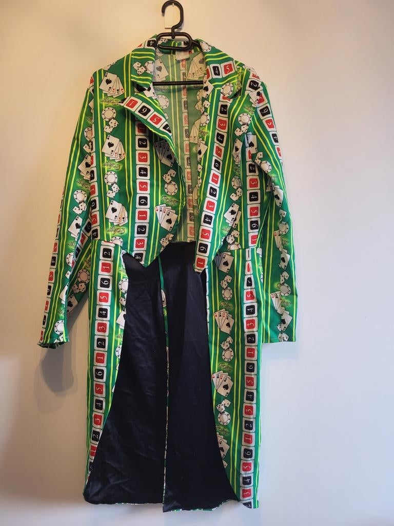Slipjas Carnaval Poker/Las Vegas. 2 stuks., Kleding | Heren, Carnavalskleding en Feestkleding, Ophalen of Verzenden, Zo goed als nieuw