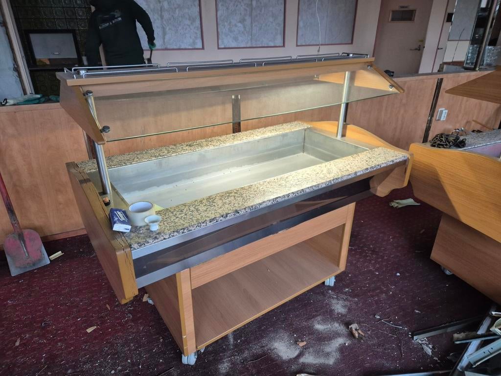 Koud buffet toonbanken op wielen., Ophalen, Gebruikt, Koelen en Vriezen