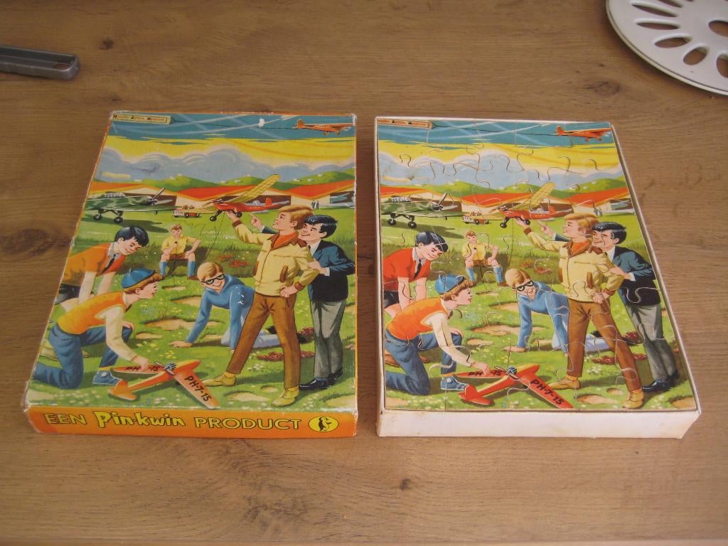 wooden jig-saw puzzle/puzzel nr. 3 (pin-kwin product), Ophalen of Verzenden, Zo goed als nieuw