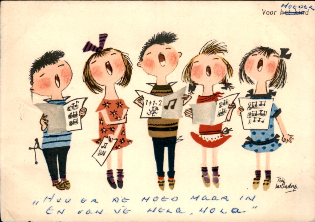 Voor het kind, zangkoor, Fiep Westendorp 1960, Verzenden, 1960 tot 1980, Kinderen