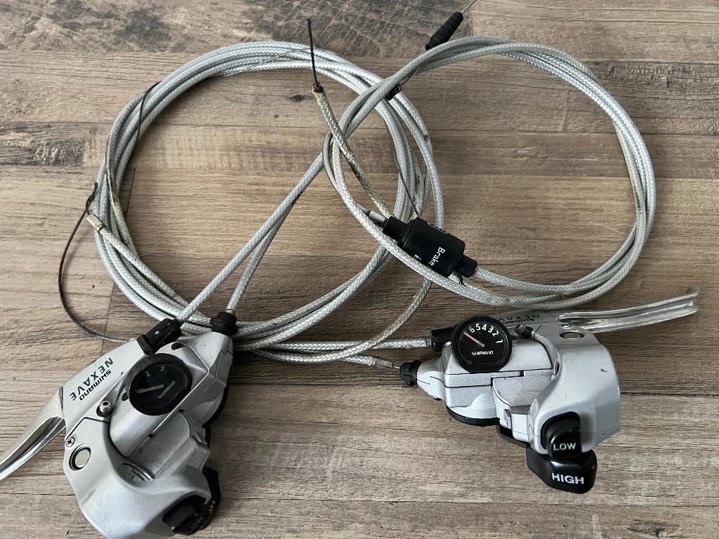 Shimano ST-T300 Nexave Tap Fire 7-versnellingen compleet, Ophalen of Verzenden, Zo goed als nieuw
