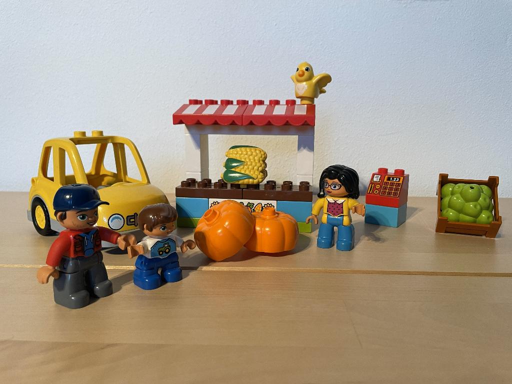 LEGO Duplo Boerenmarkt – Set 10867 – Compleet, Ophalen of Verzenden, Zo goed als nieuw, Duplo