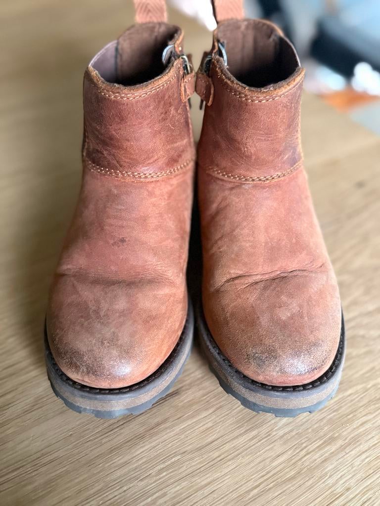 Timberland leren laarsjes maat 28, Ophalen of Verzenden, Gebruikt, Jongetje of Meisje, Laarsjes
