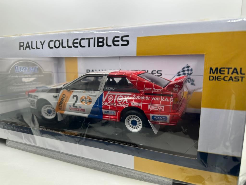 SUN STAR 1:18 AUDI QUATTRO A1 No.2 RALLY HUNSRÜCK 1984 NIEUW, Ophalen of Verzenden, Nieuw, Auto, Sun Star