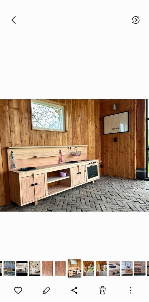 Buitenkeuken Modderkeuken Keuken Zandtafel Aquaplay Water, Ophalen, Nieuw, Hout